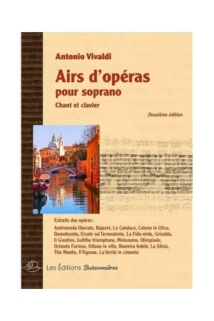 Vivaldi A. Airs D'opera Airs Voix Soprano | Prix doux