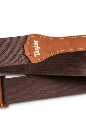 Prix imbattable | Sangle Taylor Mni Guitar Strap Chocolate Brown Cotton