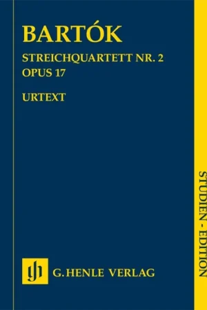 Bartok B. String Quartet N°2 OP 17 Conducteur-1 - Coup de cœur