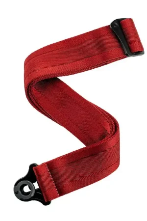Sangle Daddario 50BAL11 Auto Lock Guitar Strap Blood Red - Direct usine