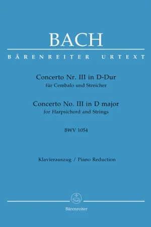 Bach J.s. Concerto N°3 Bwv 1054 2 Pianos | Prix mini