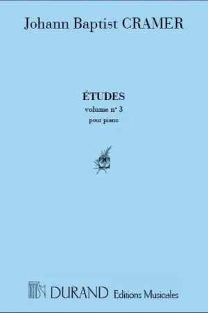 Dernier arrivage - Cramer C.f. Etudes Vol 3 Piano