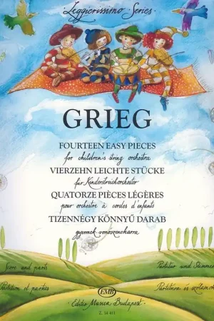 Grieg E. Pieces Legeres Pour Orchestre A Cordes D'enfants - Quantité limitée