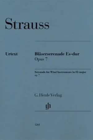 Strauss R. Serenade OP 7 Instruments A Vent - Expédition rapide