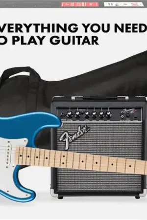 Pack Squier Affinity Series Stratocaster Hss Lake Placid Blue | Plébiscité par les clients