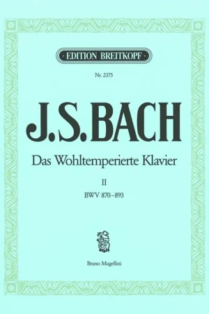 Bach J.s. Clavecin Bien Tempere Vol 2 Piano-4 - Prix spécial