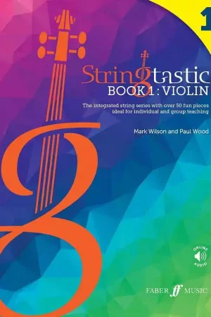 Qualité professionnelle | Wilson M./ Wood P. Stringtastic Book 1 Violon