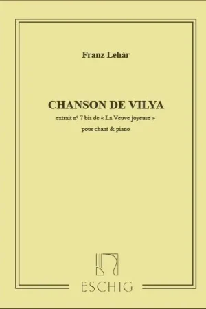Tendance - Lehar F. Chanson de Vilya Chant