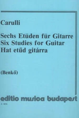 Carulli F. Etudes Guitare | Satisfait ou remboursé
