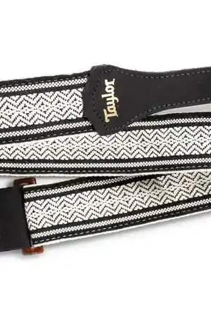 Sangle Taylor 2" Academy Jacquard White/black - Retour gratuit