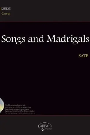 Songs And Madrigals Choeur | Nouveauté