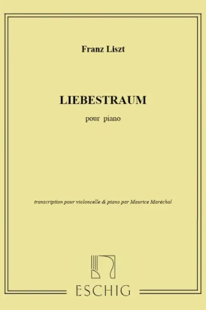 Commandez en ligne | Liszt F. Reve D'amour Violoncelle OU 2 Violoncelles