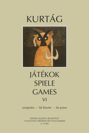 Disponible | Kurtag G. Jatekok Games Vol 6 Piano