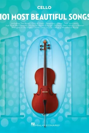 101 Most Beautiful Songs Violoncelle | Commandez dès aujourd'hui