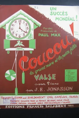 Prix réduit - Jonasson J.e. Coucou! Chant