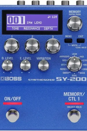Boss SY-200 Synthetiseur Guitare - Livraison rapide