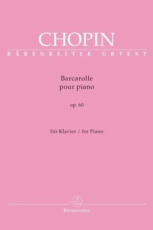 Chopin F. Barcarolle OP 60 Piano-2 - Réduction