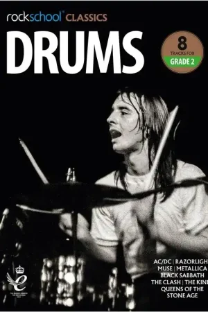 Rockschool Classics Drums Grade 2 2018+ - Commandez maintenant