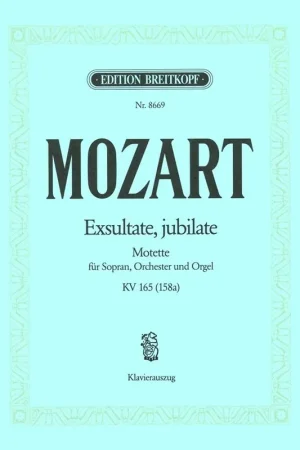 Très demandé | Mozart W.a. Exultate Jubilate KV 165 Choeur