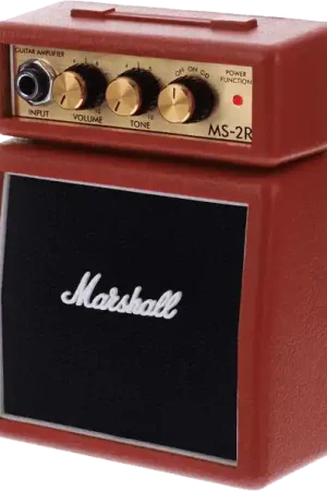 Ampli Marshall MS-2R Combo 2 W Rouge A Piles - Incontournable