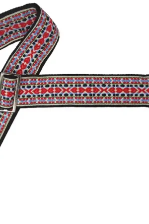 Sangle Gibson ASRET-RED The Retro Red Guitar Strap - À ne pas manquer