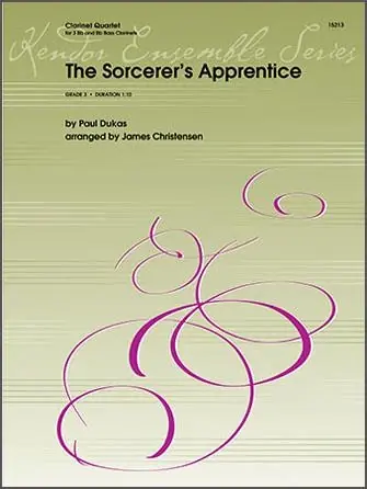Dukas P. The Sorcerer's Apprentice Quatuor de Clarinettes | Tout nouveau