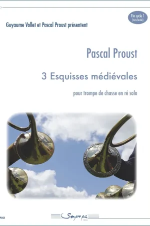 Proust P. Esquisses Medievales Trompe de Chasse | Excellente qualité