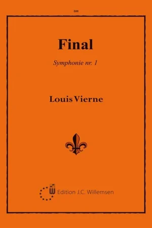 Quantité limitée - Vierne L. Final de la Symphonie N°1 Orgue