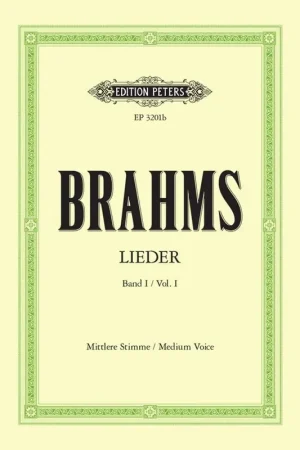Brahms J. Complete Songs Vol 1 Voix Mezzo - Envoi rapide