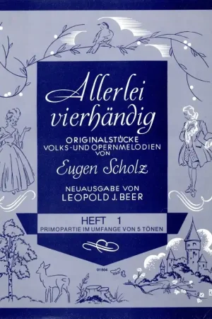 Disponible dès maintenant - Scholz E.c. Allerlei Vol 1 Piano 4 Mains