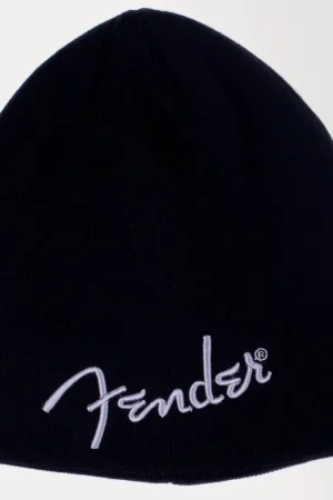 Bonnet Fender Logo Beanie Black | Prix choc