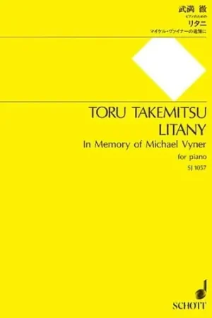 Takemitsu T. Litany Piano | Offre flash