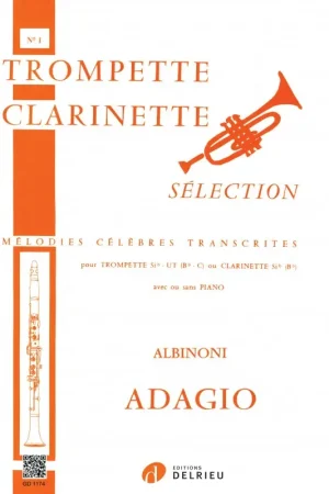 Bonne affaire - Albinoni T. Adagio Trompette OU Clarinette