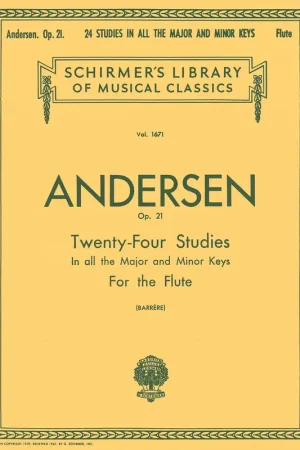 Petit prix | Andersen J. 24 Etudes OP 21 Flute-3