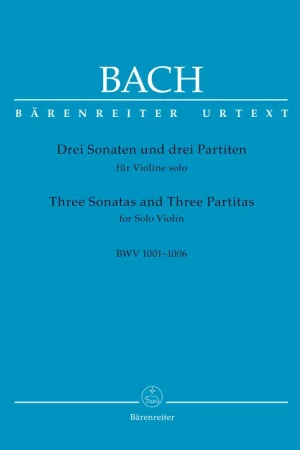 Bach J.s. Sonates et Partitas Violon Solo | Très demandé