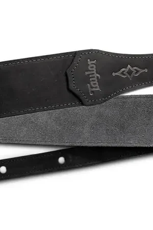 Sangle Taylor Gemstone 2.5" Leather Guitar Strap Black - Prix doux
