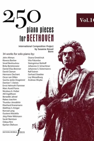 Très apprécié des clients - 250 Piano Pieces For Beethoven Vol 10