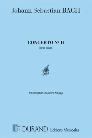 Bach J.s. Concerto N°2 Piano | Prix spécial