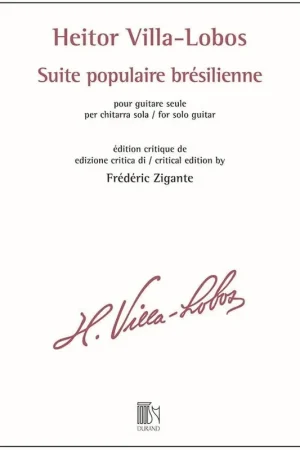 VILLA-LOBOS H. Suite Populaire Bresilienne Guitare | Offre flash