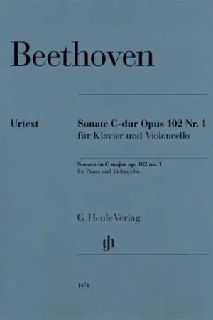 Beethoven L.v. Sonate OP 102 N°1 Violoncelle - Soldes