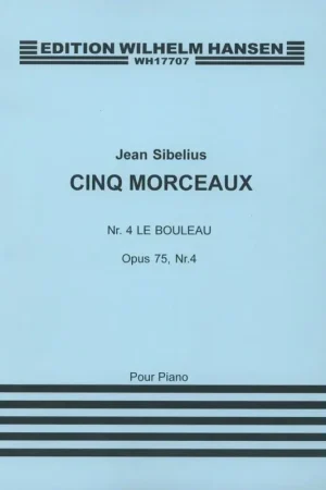 Paiement sécurisé | Sibelius J. le Bouleau OP 75 N°4 Piano