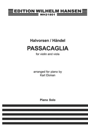 Prix cassé | Halvorsen J. Passacaglia D'apres Haendel Piano
