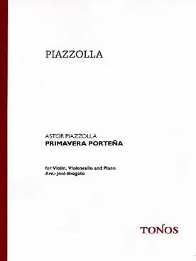 Piazzolla A. Primavera Portena Violon, Violoncelle et Piano | Prix bas