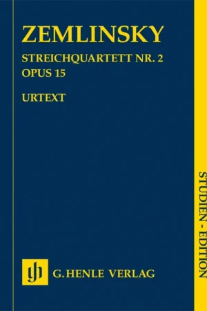Zemlinski A. Quatuor A Cordes 2 OP 15 Conducteur - Produit tendance