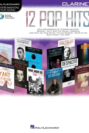 12 Pop Hits Clarinette | Stock limité