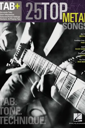 Achetez dès aujourd'hui | 25 Top Metal Songs Guitare Tab