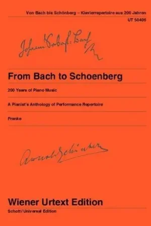 Aujourd'hui seulement | From Bach TO Schoenberg Piano