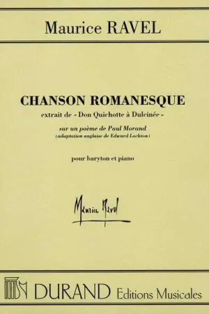 Bien noté | Ravel M. Chanson Romanesque Voix