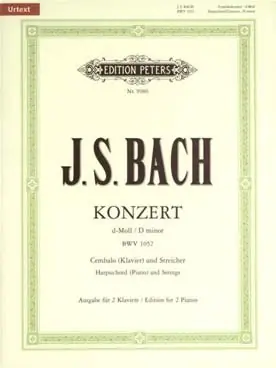 Bach J.s. Concerto N°1 Bwv 1052 2 Pianos-1 - Produit phare
