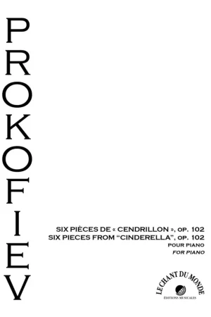 Prokofiev S. 6 Pieces From Cinderella Piano - Qualité premium